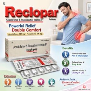 RECLOPAR , Mrp : 94.00/10 Tab.