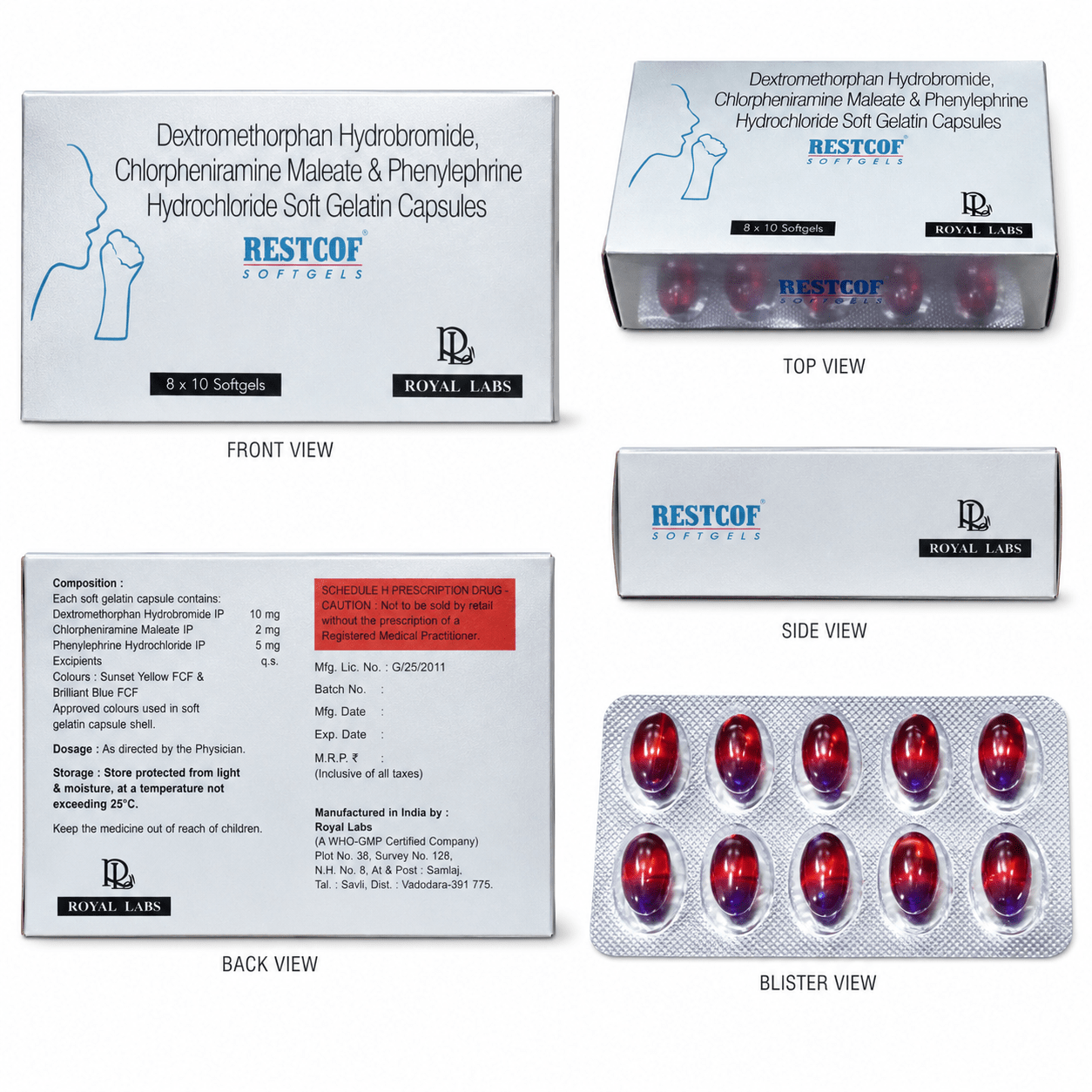 RESTCOF , Mrp : 57.00 / 10 Capsules - Image 4