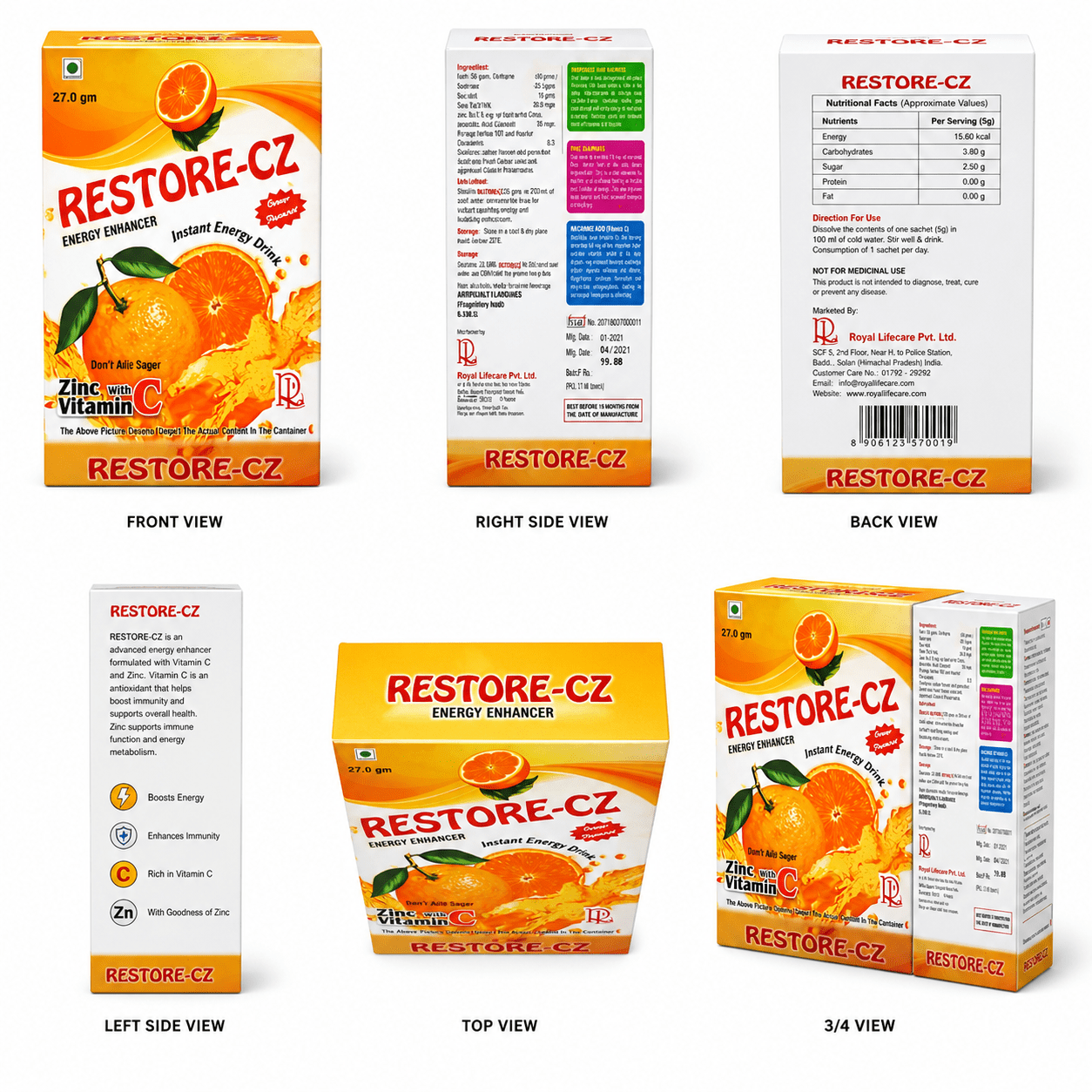 RESTORE-CZ Powder , Mrp : 72.00 - Image 4