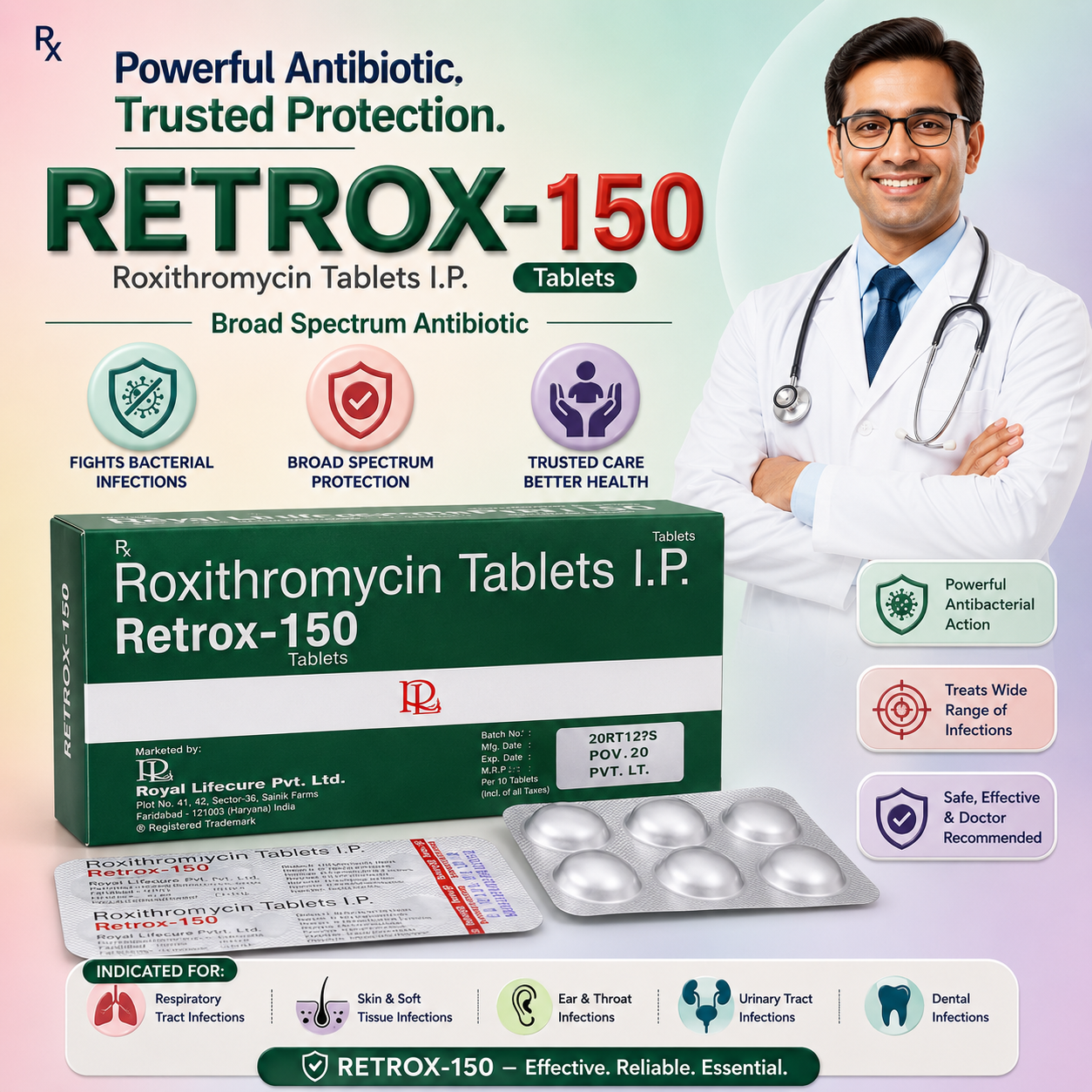 RETROX-150 , Mrp : 112.00/10 Tab. - Image 2
