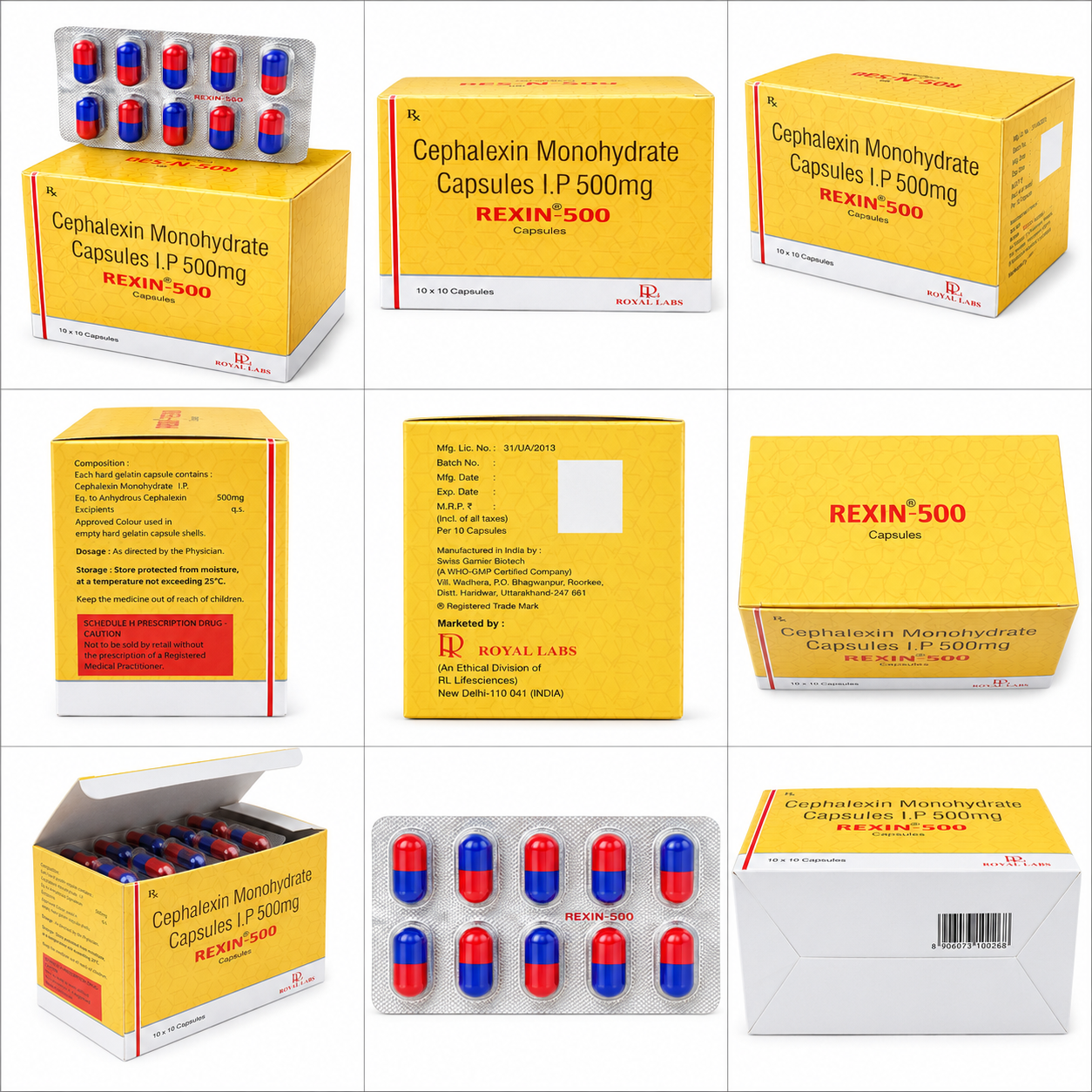 REXIN-500 , Mrp. : 260 / 10 Capsule - Image 4