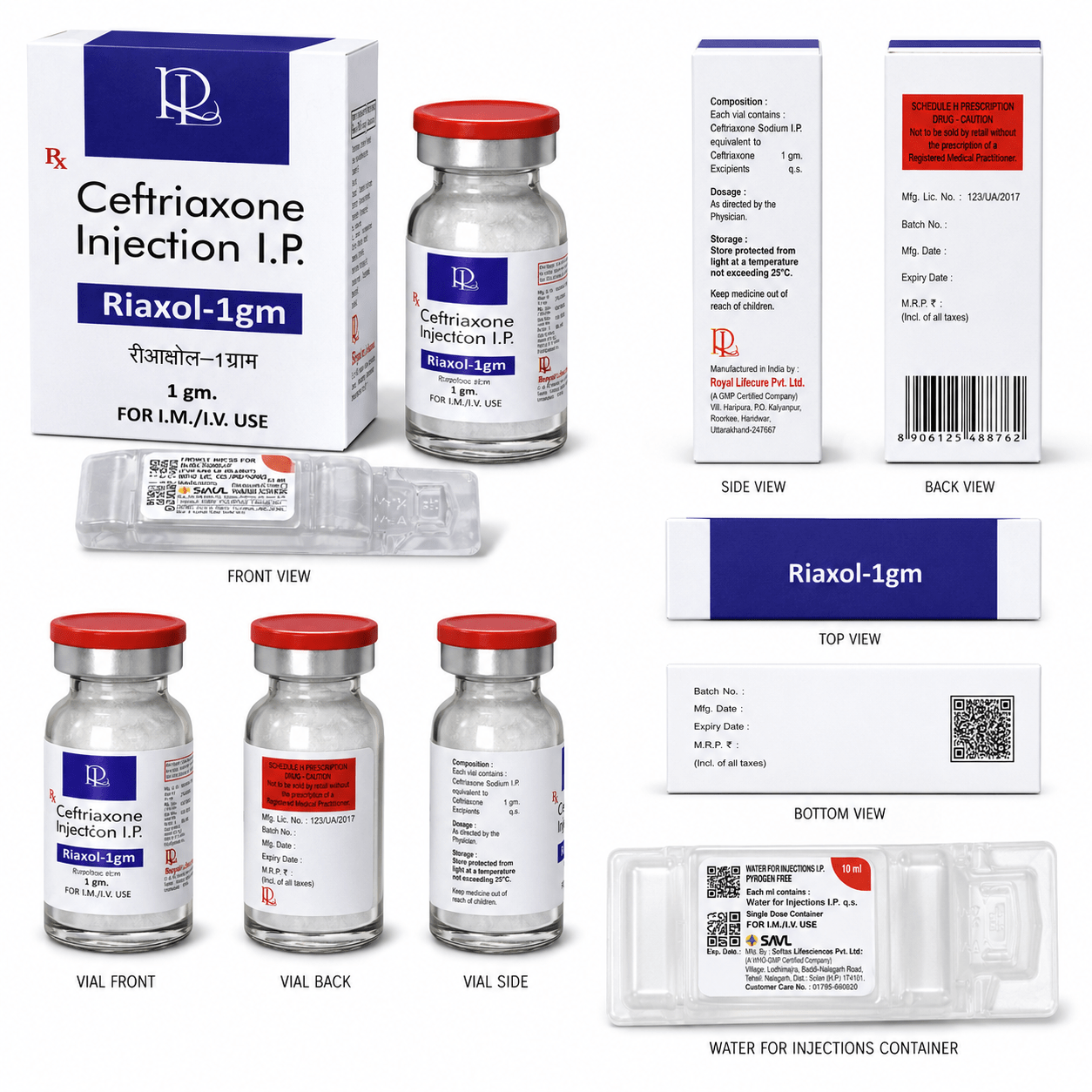 RIAXOL-1gm Inj. , Mrp : 67.00 - Image 4