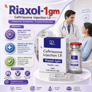 RIAXOL-1gm Inj. , Mrp : 67.00