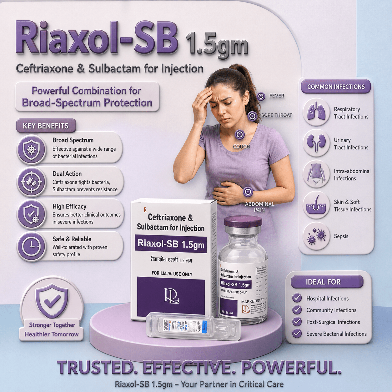 RIAXOL-SB 1.5 Inj. , Mrp : 178.00 - Image 3