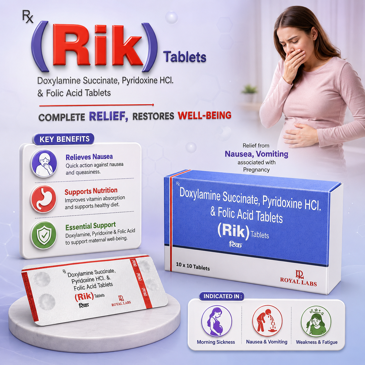RIK , Mrp : 68.00 / 10 Tablet
