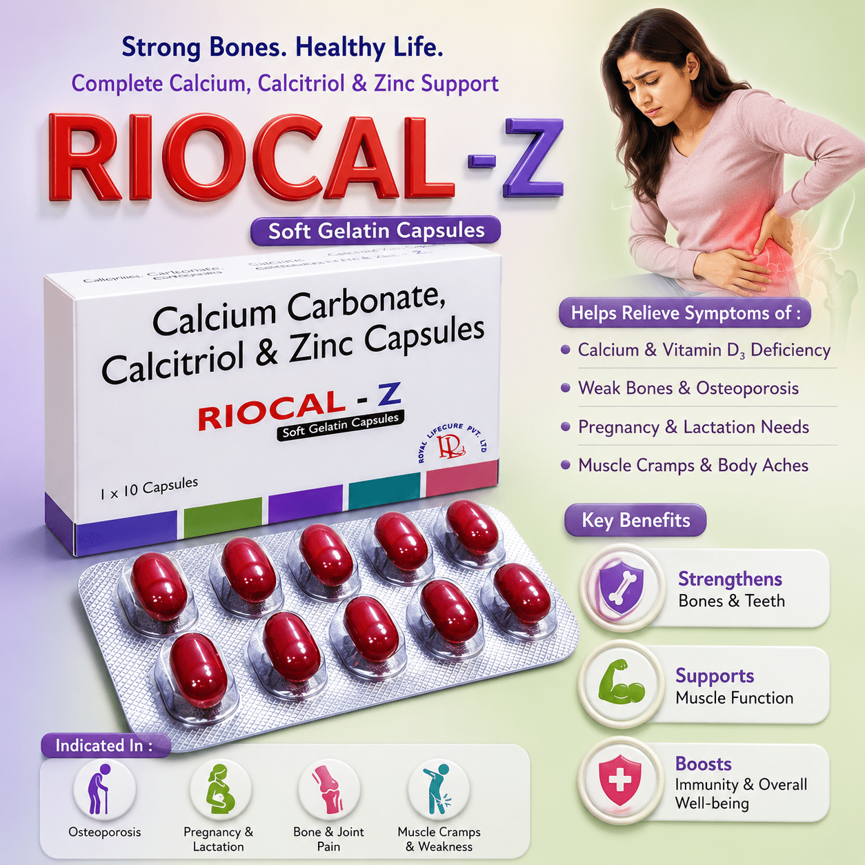 RIOCAL-Z , Mrp : 140.00/10 Cap. - Image 2