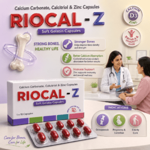 RIOCAL-Z , Mrp : 140.00/10 Cap.