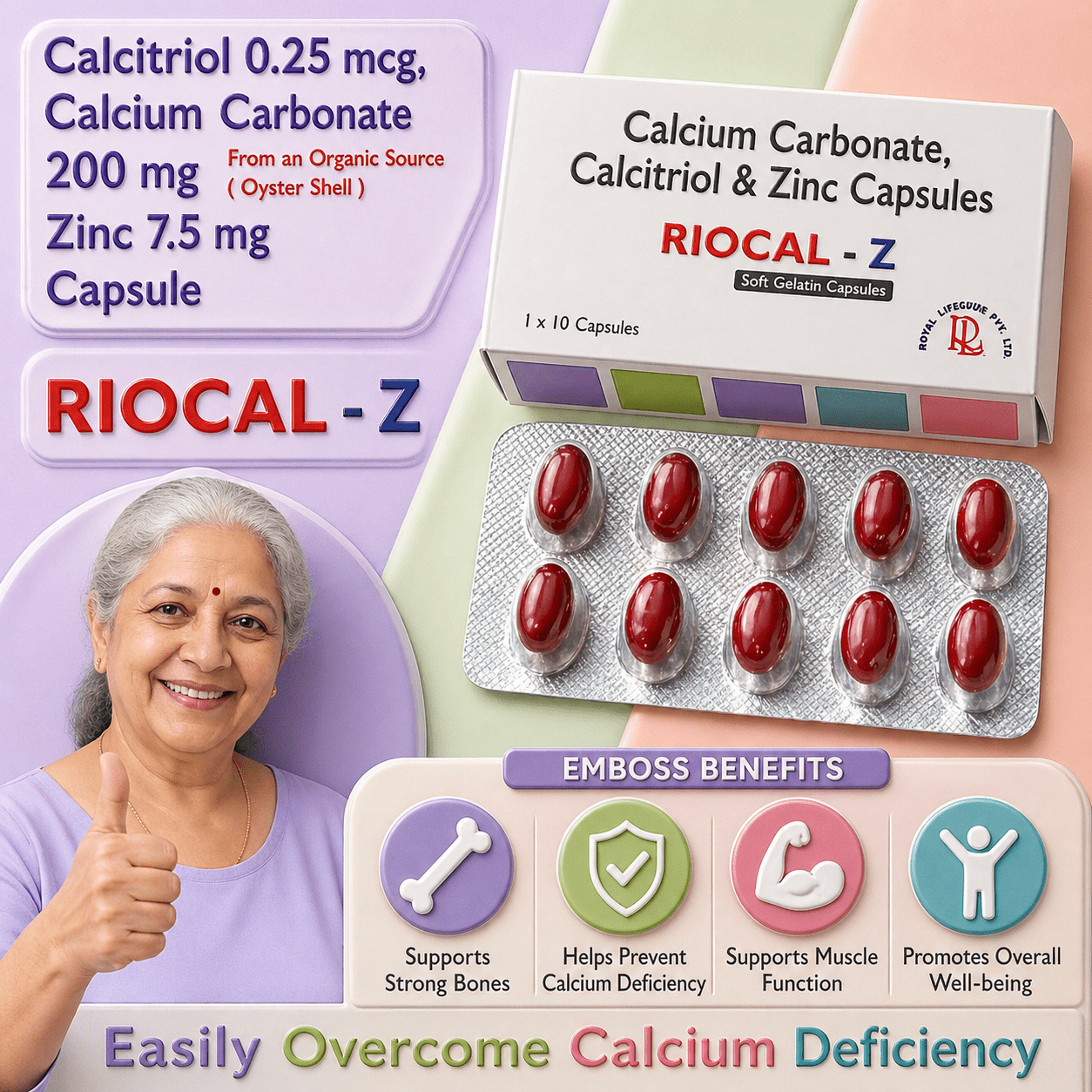 RIOCAL-Z , Mrp : 140.00/10 Cap. - Image 3