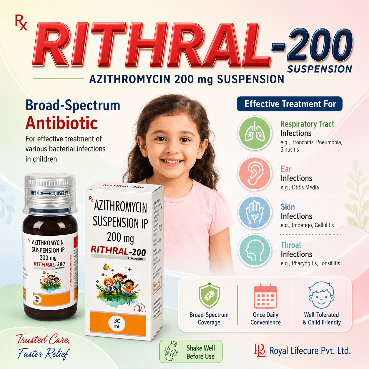 RITHRAL 200 Susp. , Mrp : 109.00 - Image 2
