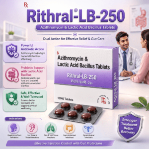 RITHRAL-LB 250 , Mrp :93.00/6 Tab