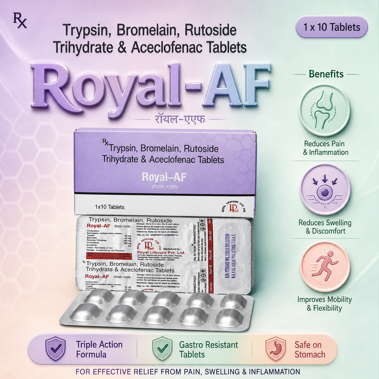ROYAL-AF , Mrp : 178.00 / 10 Tablet - Image 3