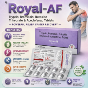 ROYAL-AF , Mrp : 178.00 / 10 Tablet