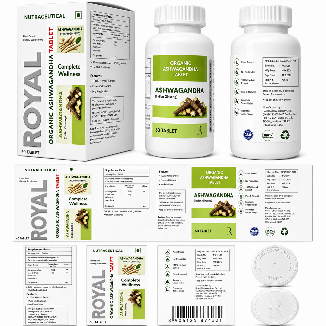 ASHWAGANDHA,Mrp:590.00/60 Tab. - Image 4