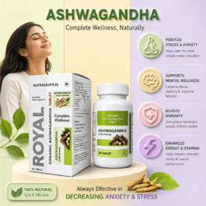 ASHWAGANDHA,Mrp:590.00/60 Tab.