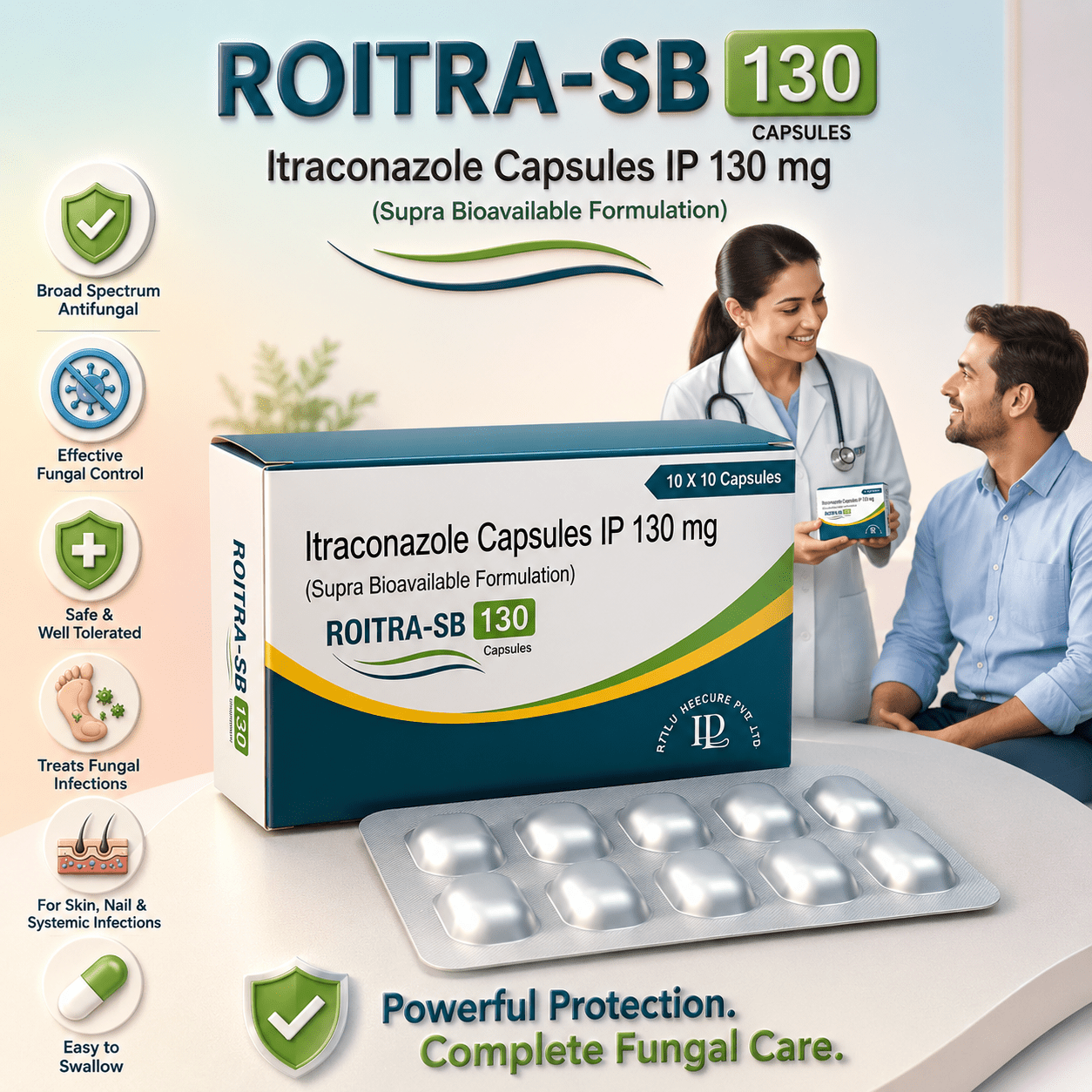 ROITRA-SB 130 , Mrp:374.00/10 Cap. - Image 2