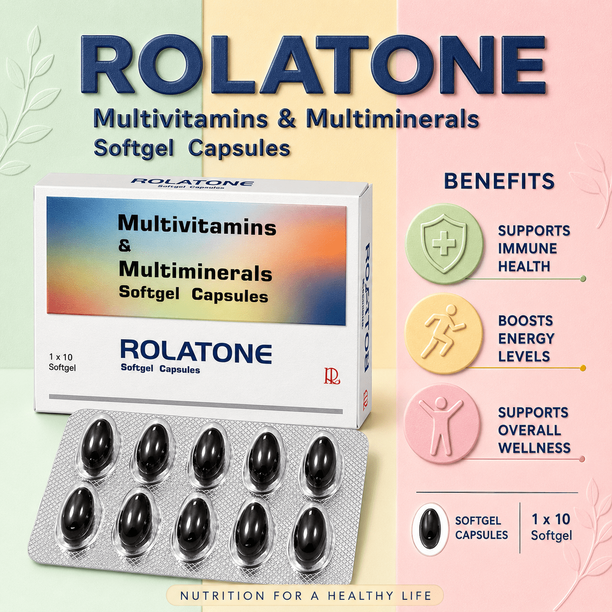ROLATONE , Mrp : 115.00/10 Cap. - Image 3