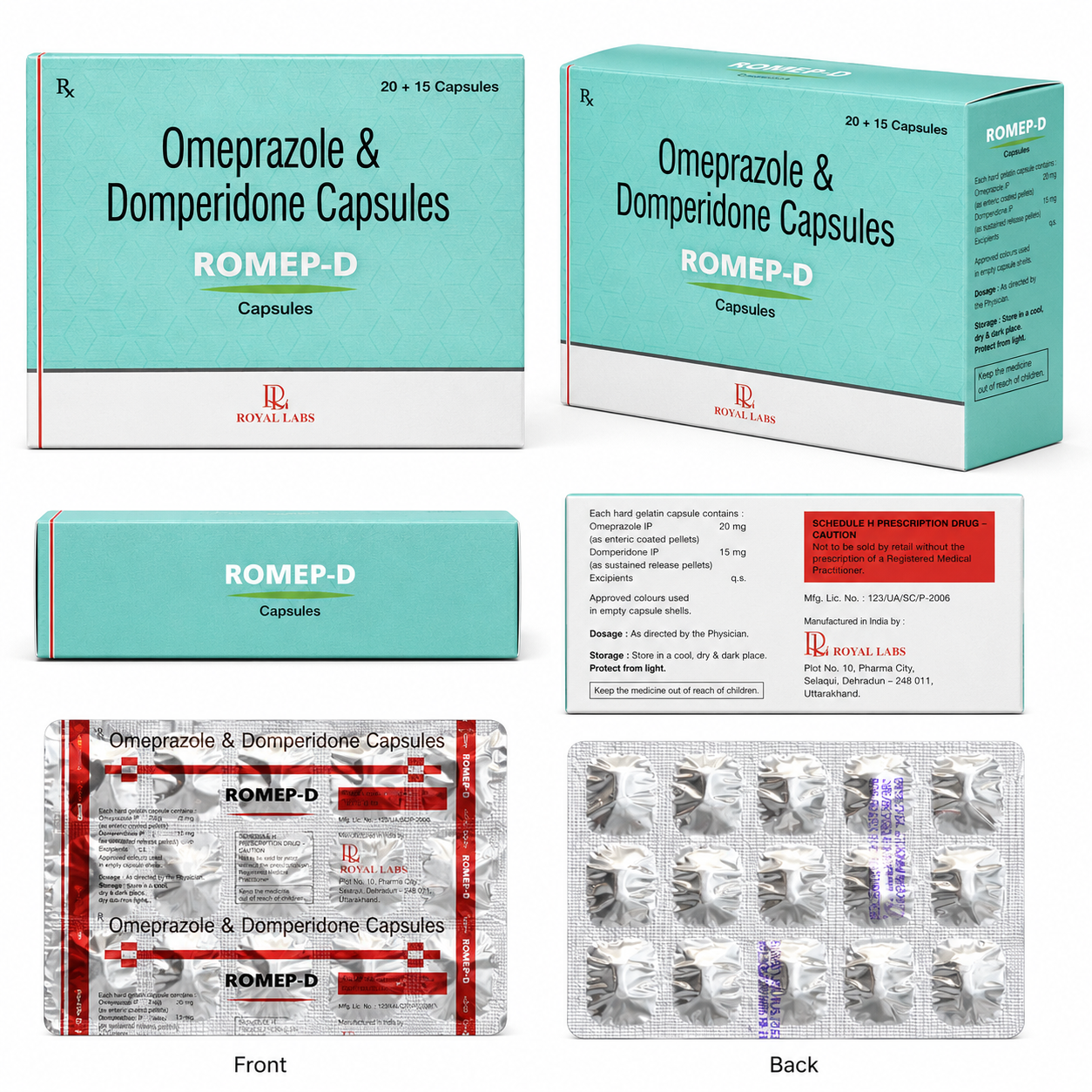 ROMEP-D , Mrp: 83.00 / 15 Capsules - Image 4