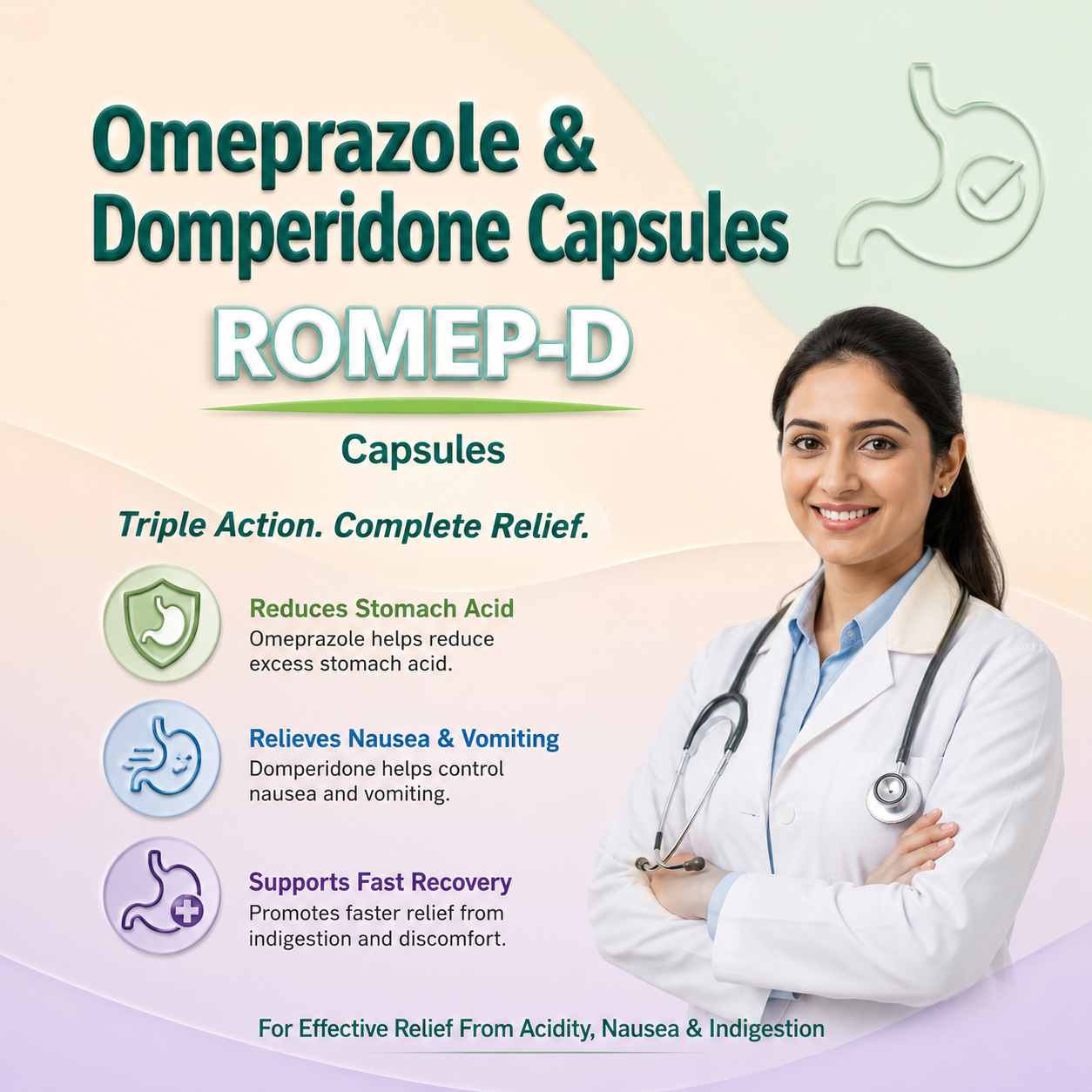 ROMEP-D , Mrp: 83.00 / 15 Capsules - Image 3