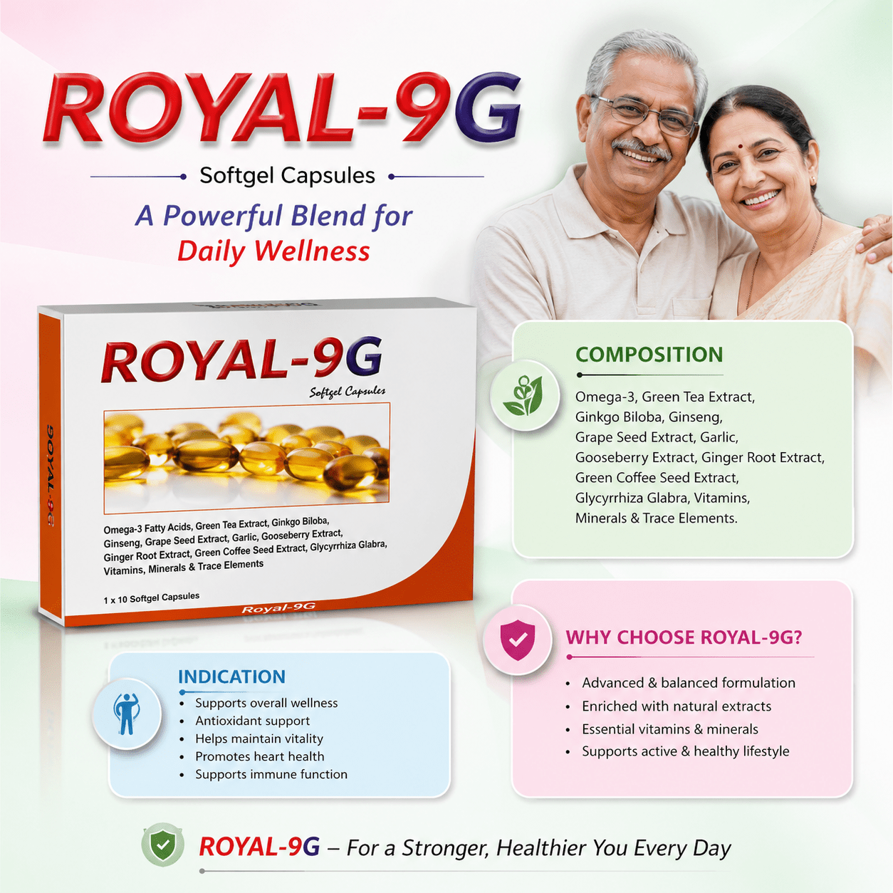 ROYAL-9G , Mrp : 258.00 / 10 Cap. - Image 3
