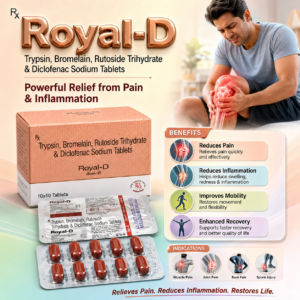ROYAL-D , Mrp : 233.00 / 10 Tablet