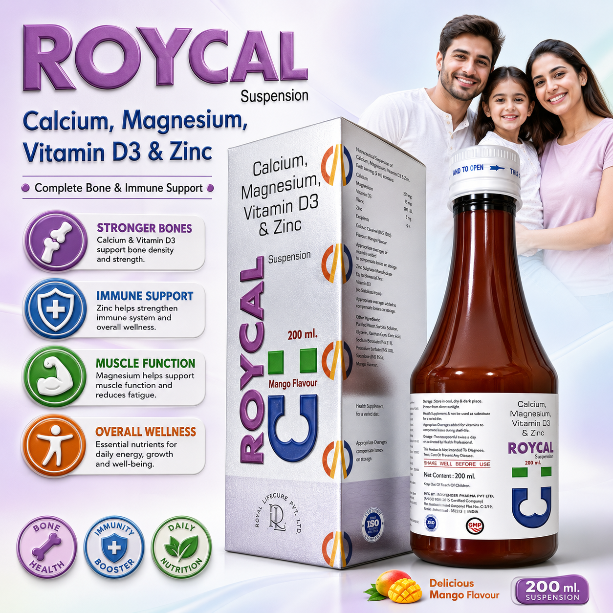 ROYCAL Suspension , Mrp : 155.00