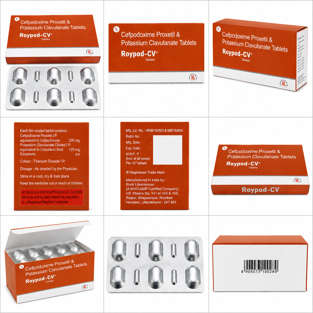 ROYPOD-CV , Mrp : 290.00/10Tab. - Image 4