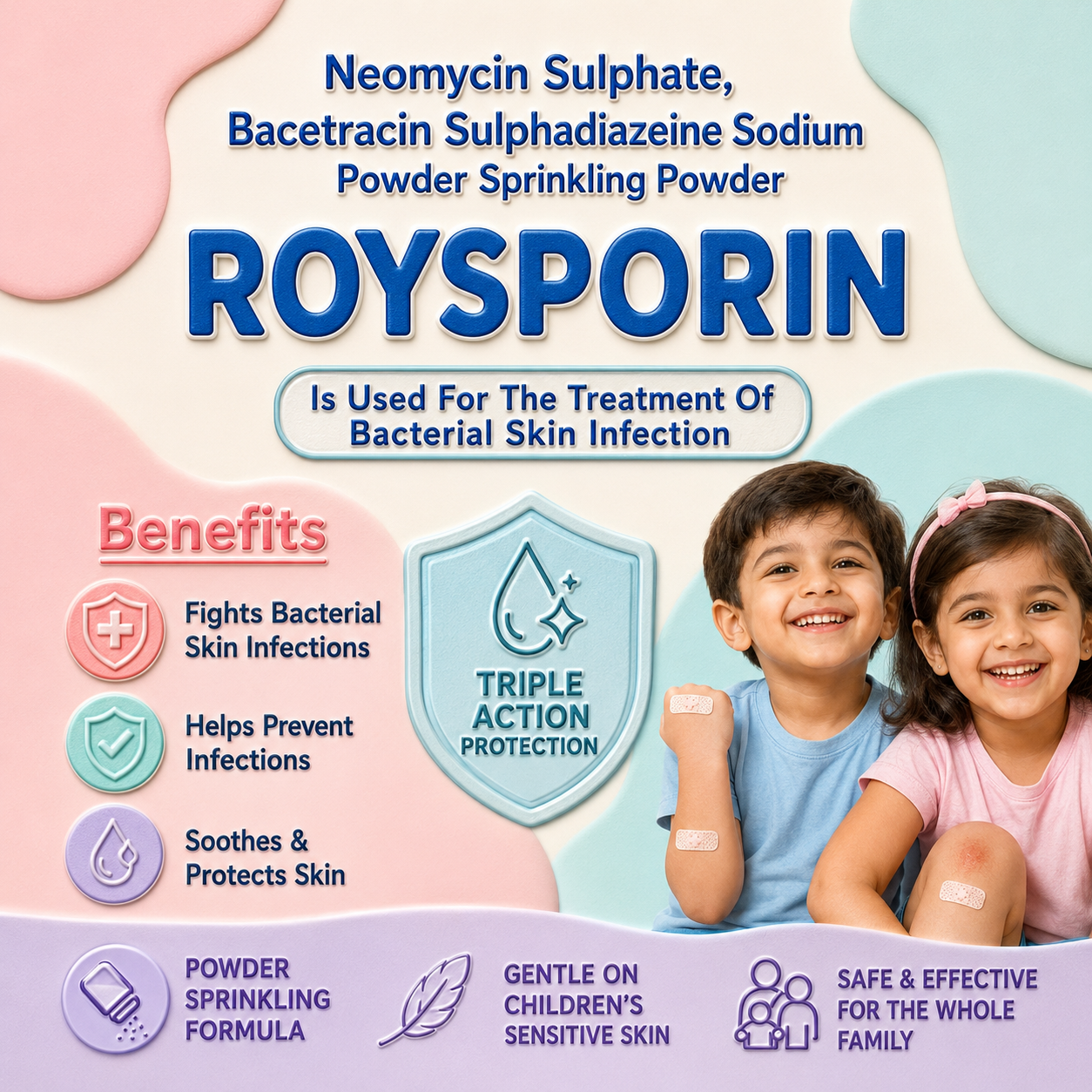 ROYSPORIN Powder , Mrp : 89.00 - Image 3