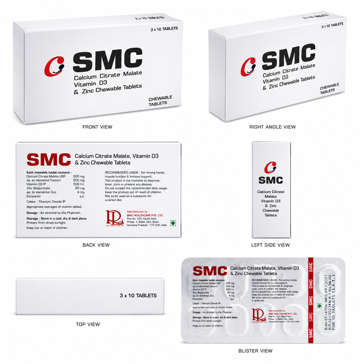 SMC , Mrp : 60.00 / 10 Tablet - Image 4