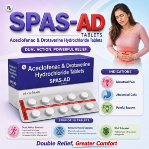 SPAS-AD , Mrp : 108.00 / Tablet