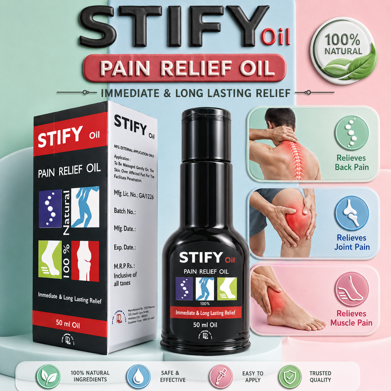 STIFY Oil , Mrp : 168.00