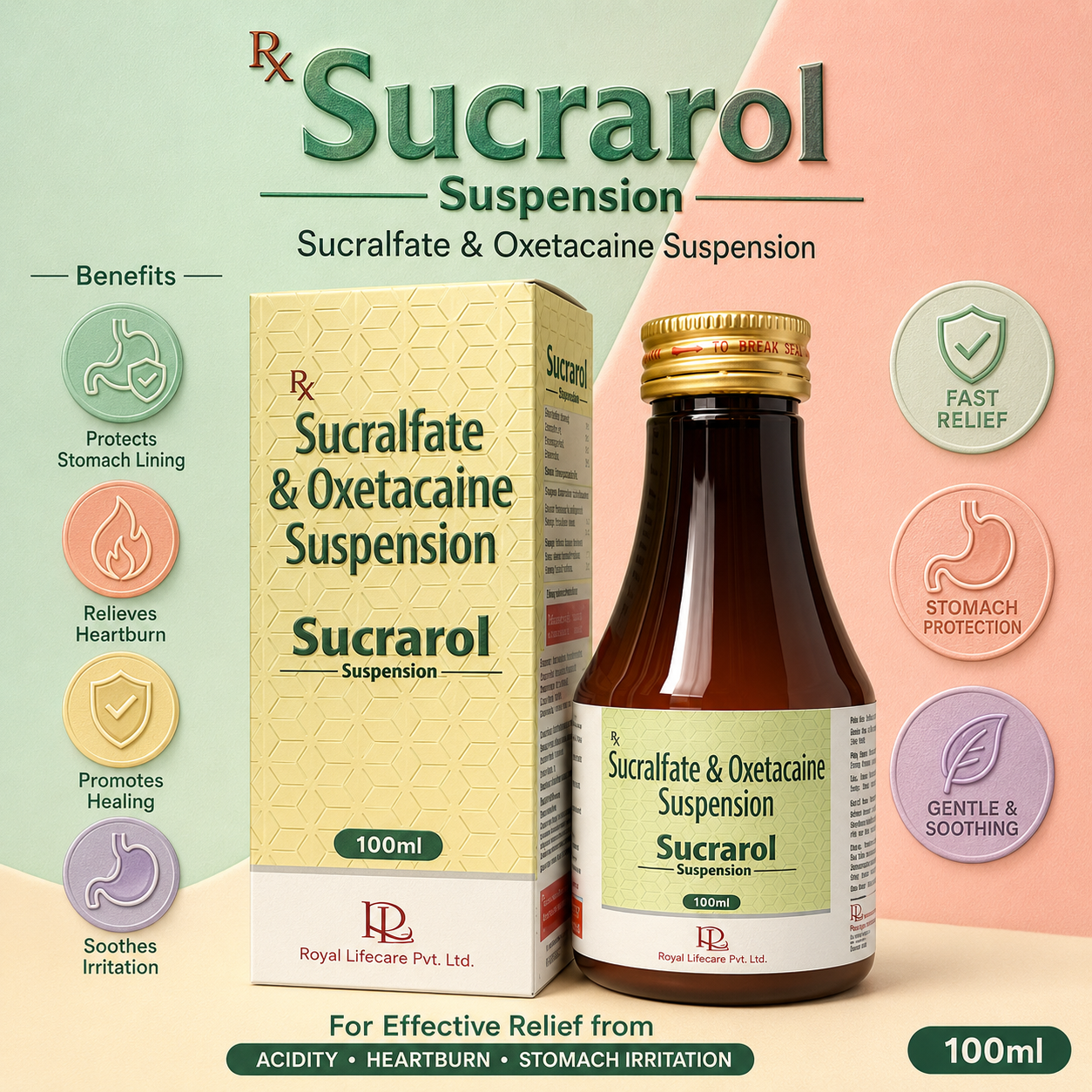SUCRAROL 100ml , Mrp : 150.00 - Image 2