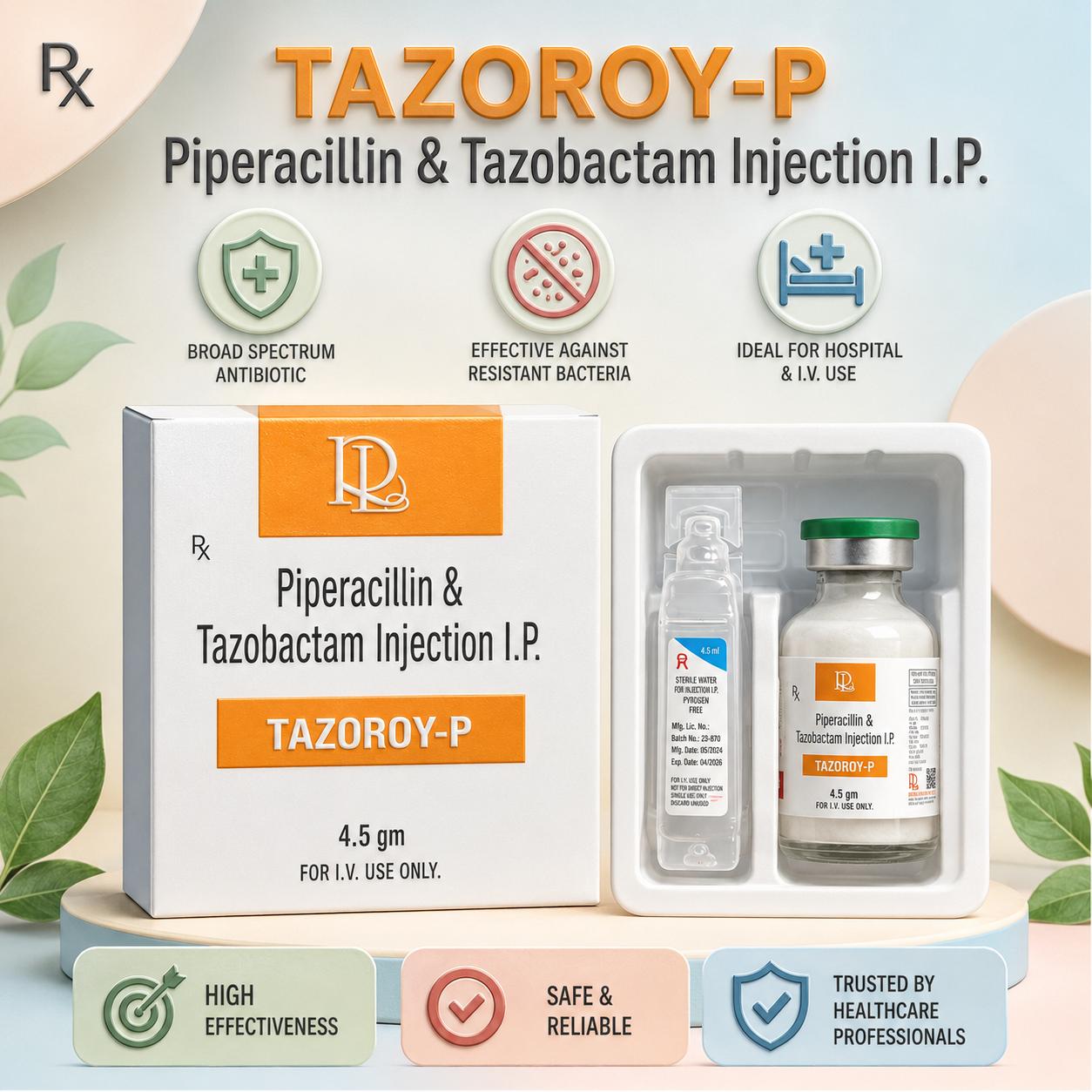 TAZOROY-P Injection , Mrp : 427.00 - Image 3