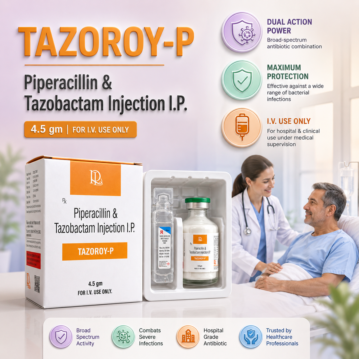 TAZOROY-P Injection , Mrp : 427.00