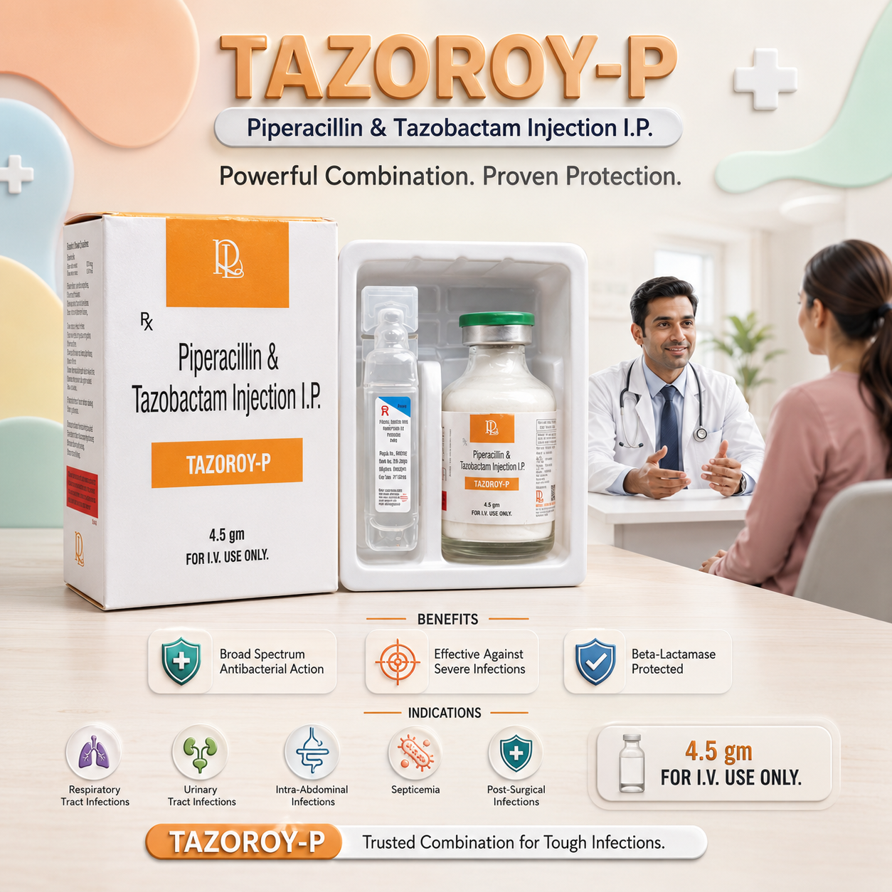 TAZOROY-P Injection , Mrp : 427.00 - Image 2