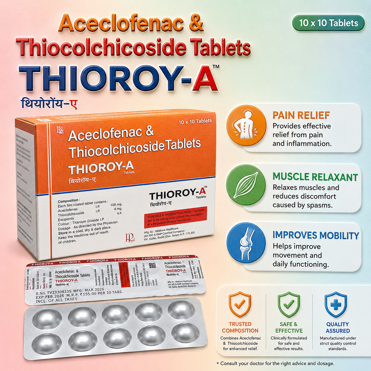 THIOROY-A , Mrp : 240.00 / 10 Tablet - Image 3