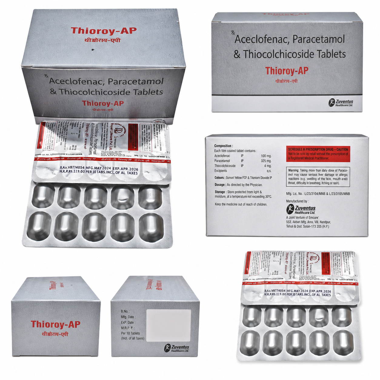 THIOROY-AP , Mrp : 260.00/10 Tab. - Image 4