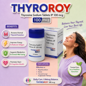 THYROROY 100,Mrp:164.00/120 Tab.