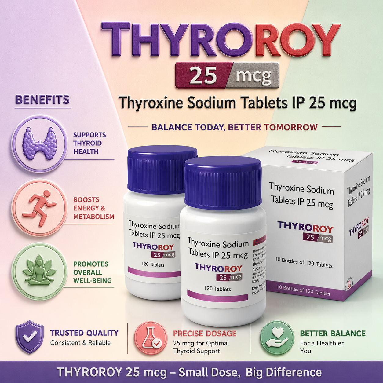 THYROROY 25 , Mrp : 178.00/120 Tab. - Image 3