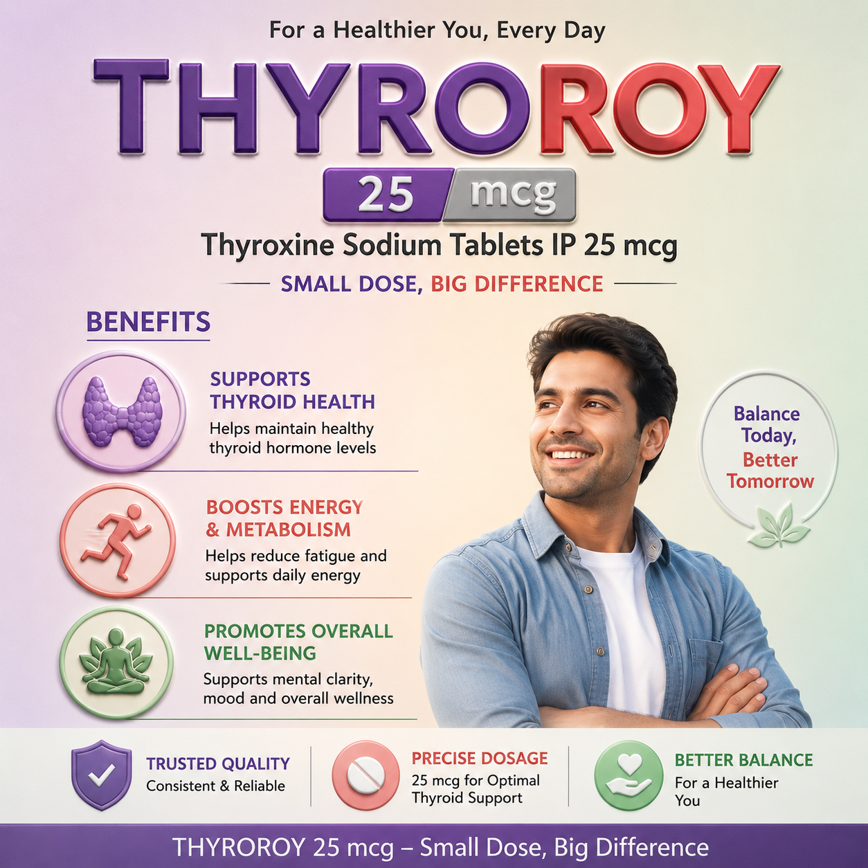 THYROROY 25 , Mrp : 178.00/120 Tab. - Image 2