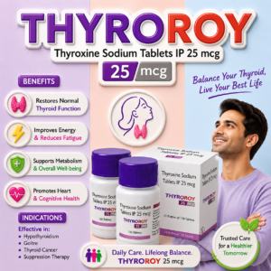 THYROROY 25 , Mrp : 178.00/120 Tab.