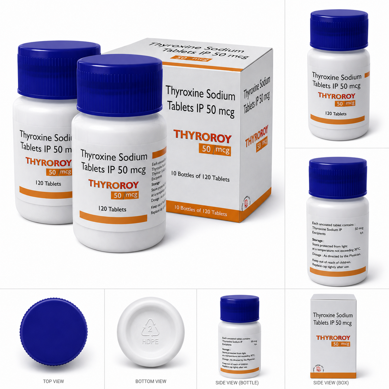 THYROROY 50 , Mrp : 130.00/120 Tab. - Image 4