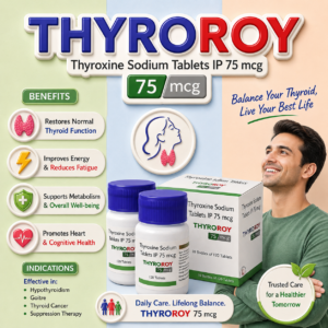 THYROROY 75 , Mrp : 180.00/120 Tab.