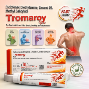 TROMAROY GEL , Mrp : 100.00