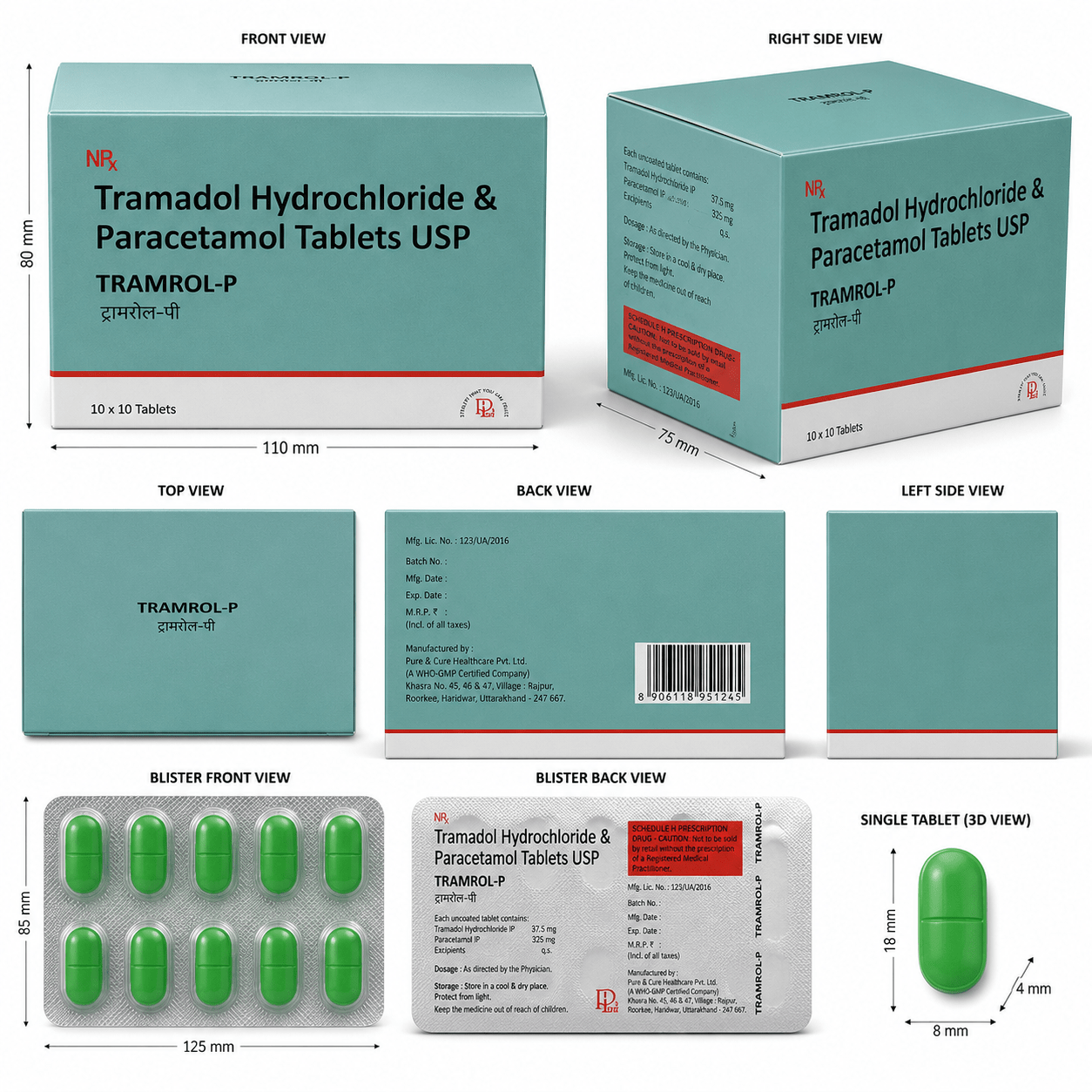 TRAMROL-P , Mrp : 88.00 / 10 Tablet - Image 4