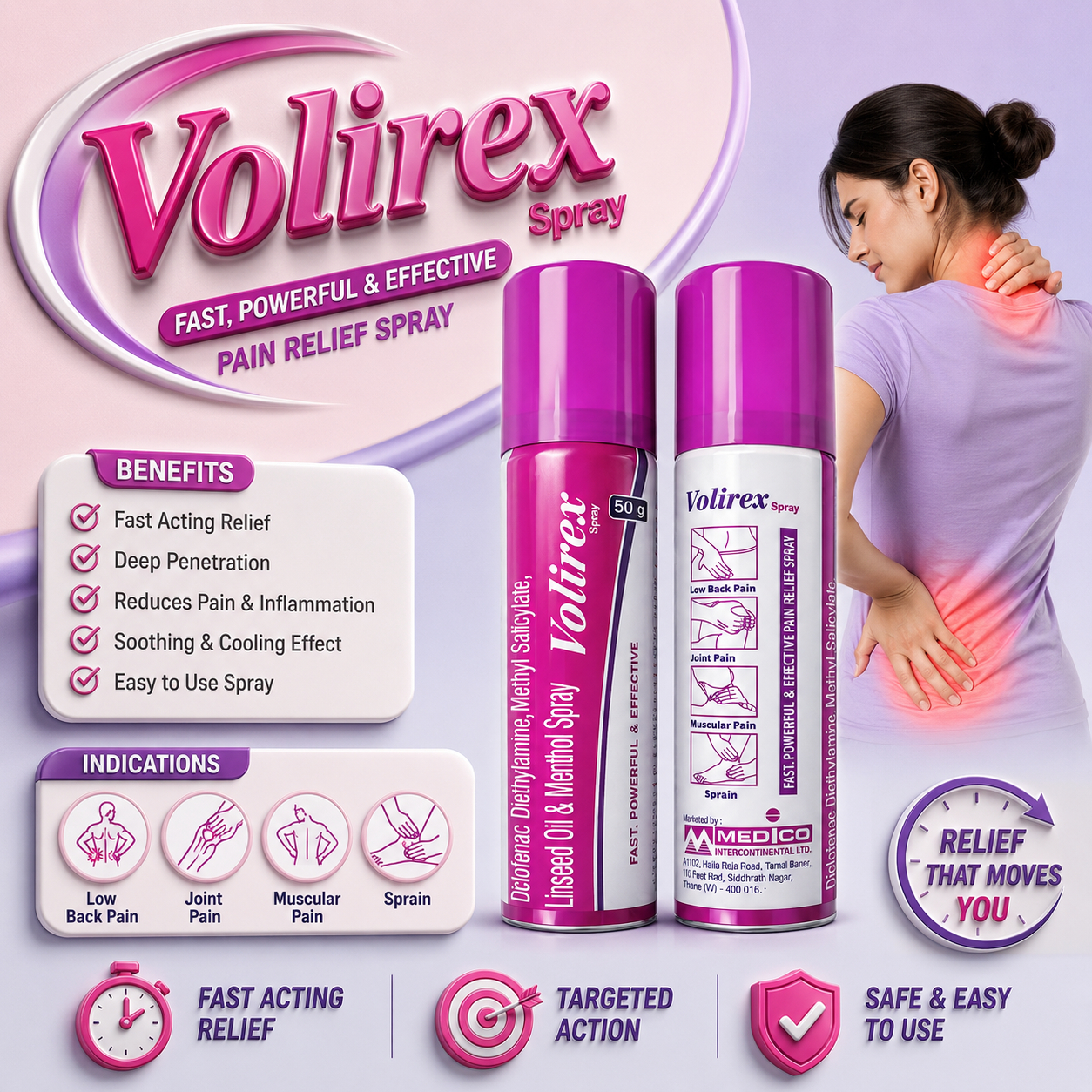VOLIREX SPRAY , Mrp : 178.00 - Image 2