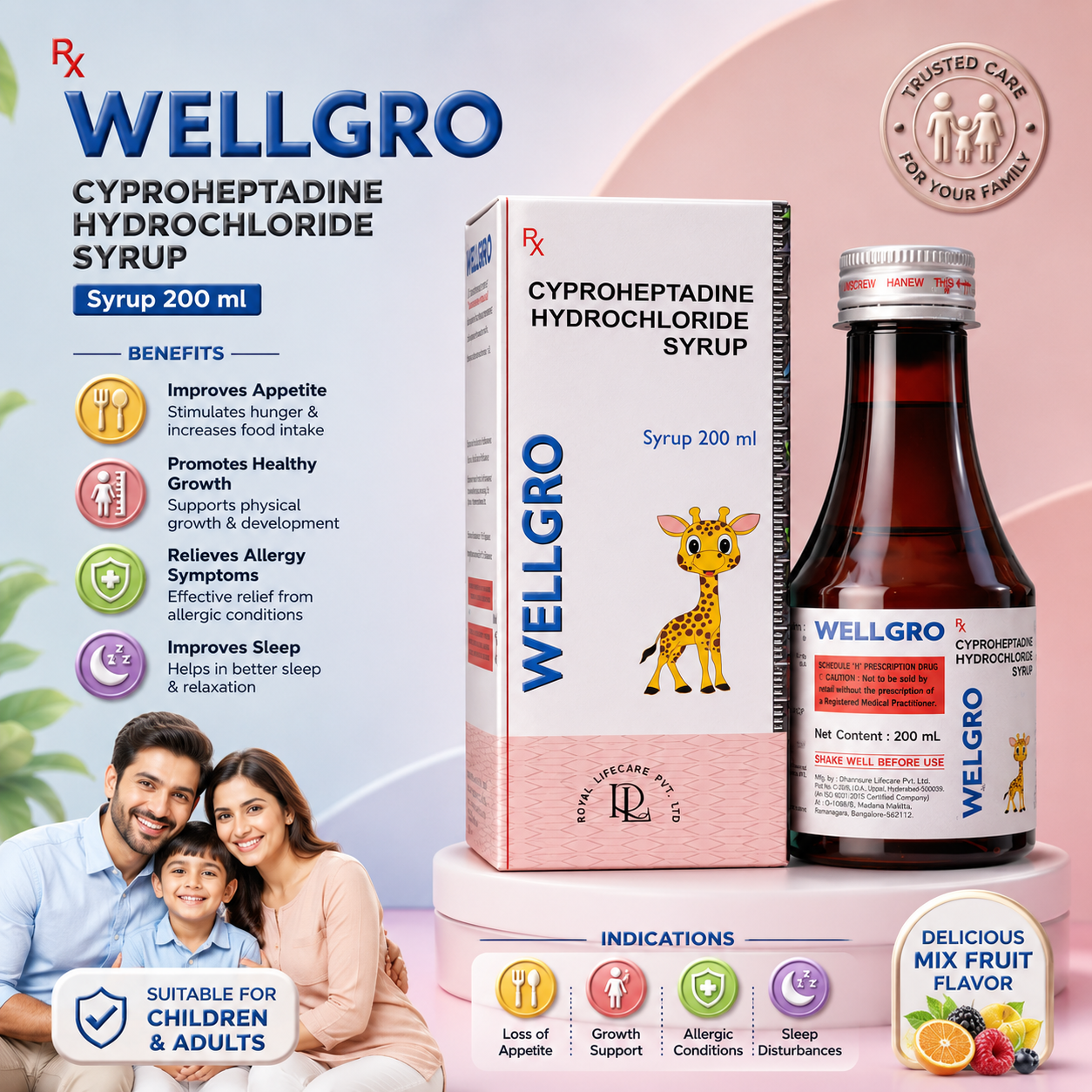 WELLGRO Syrup , Mrp : 130.00 - Image 2