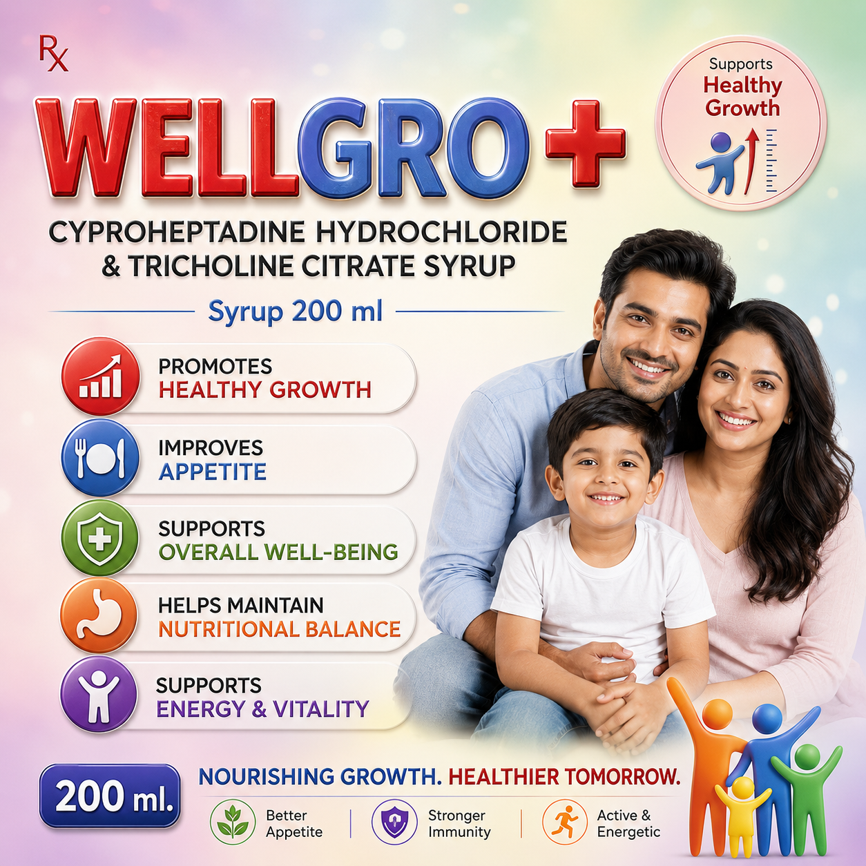 WELLGRO+ Syrup , Mrp : 145.00 - Image 3