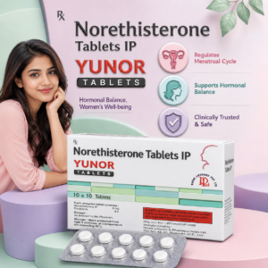 YUNOR , Mrp : 58.00 / 10 Tablet