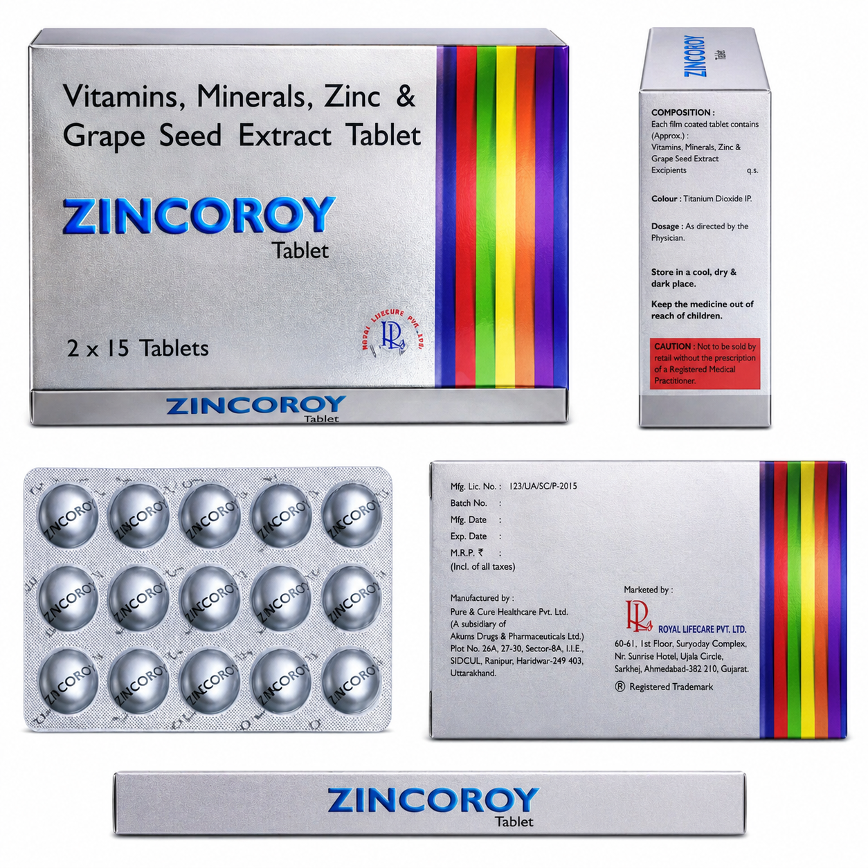 ZINCOROY , Mrp : 120.00 / 15 Tablet - Image 4