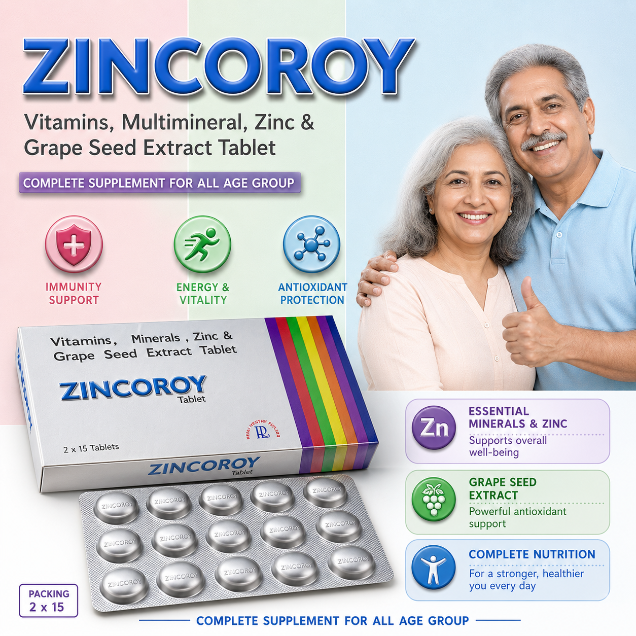 ZINCOROY , Mrp : 120.00 / 15 Tablet - Image 3